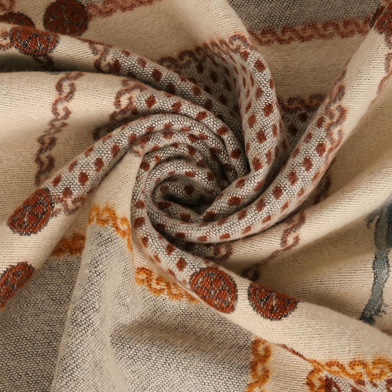 EXTREE Scarfs for Women Pashmina Silky Shawl Wrap for Evening Dressing Blanket Open Front Poncho Cape - Image 4